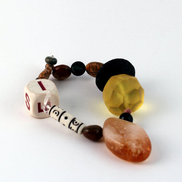Eclectic mix of beads bracelet
