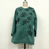 Dots and Flowers Sweatshirt