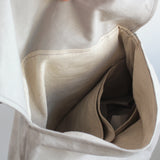 Handmade, waxed cotton napsack